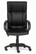 Компьютерное кресло Давос / DAVOS кож/зам, черный, 36-6