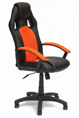 Компьютерное кресло DRIVER черный/оранж