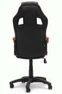 Компьютерное кресло Драйвер / DRIVER кож/зам+ткань, черный/оранжевый, 36-6/07