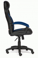Компьютерное кресло Драйвер / DRIVER кож/зам/ткань, черный/синий, 36-6/10 СНЯТ!!!