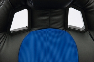 Компьютерное кресло Драйвер / DRIVER кож/зам/ткань, черный/синий, 36-6/10 СНЯТ!!!