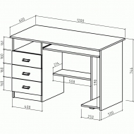 Компьютерный стол Имидж-15