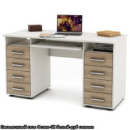Письменный стол Остин-6К двухтумбовый с ящиками