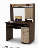 Письменный стол Остин-9 однотумбовый с надстройкой